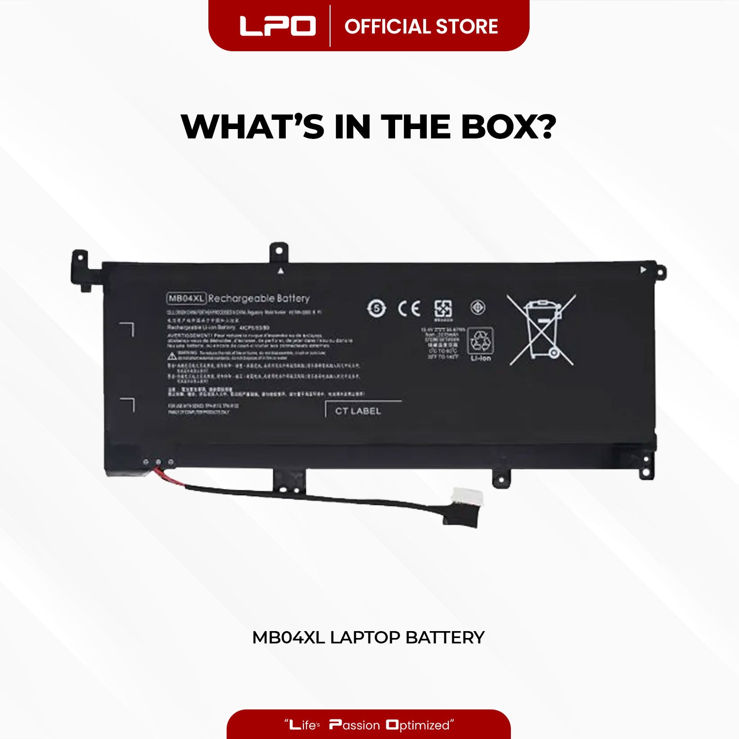 Laptop Battery MB04XL Compatible with HP Envy X360 15-AQ000 M6-AQ000 15-AR000 Series