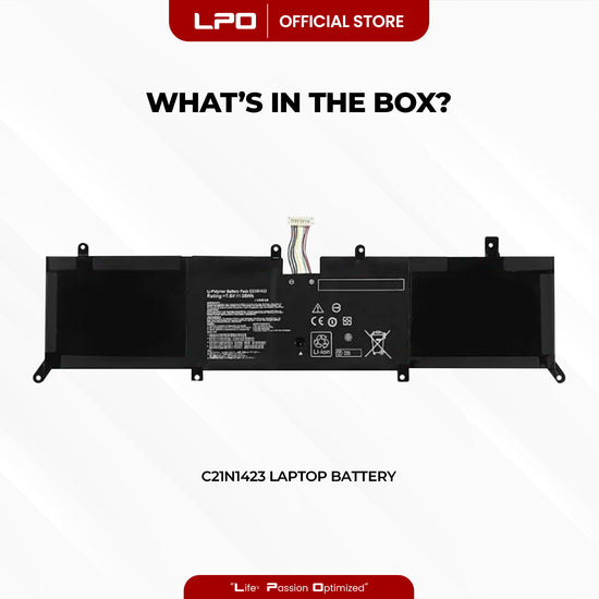 Laptop Battery C21N1423 Compatible with Asus X302L X302LJ X302LA R301LA F302LJ