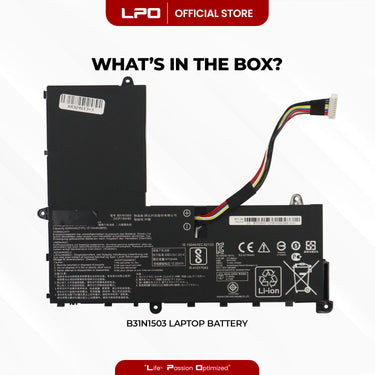 Laptop Battery B31N1503 Compatible with Asus EeeBook E202SA E402S Series - LPO Laptop PC-Outlet