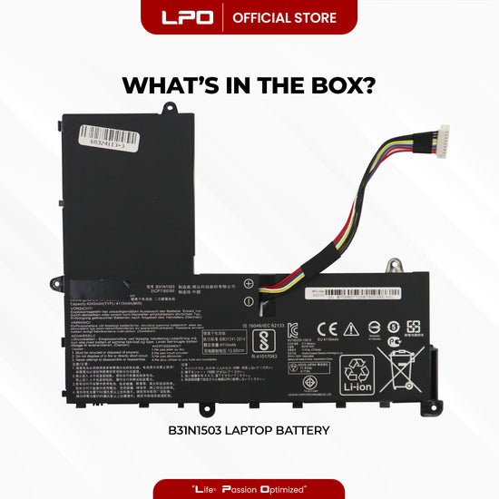 Laptop Battery B31N1503 Compatible with Asus EeeBook E202SA E402S Series - LPO Laptop PC-Outlet
