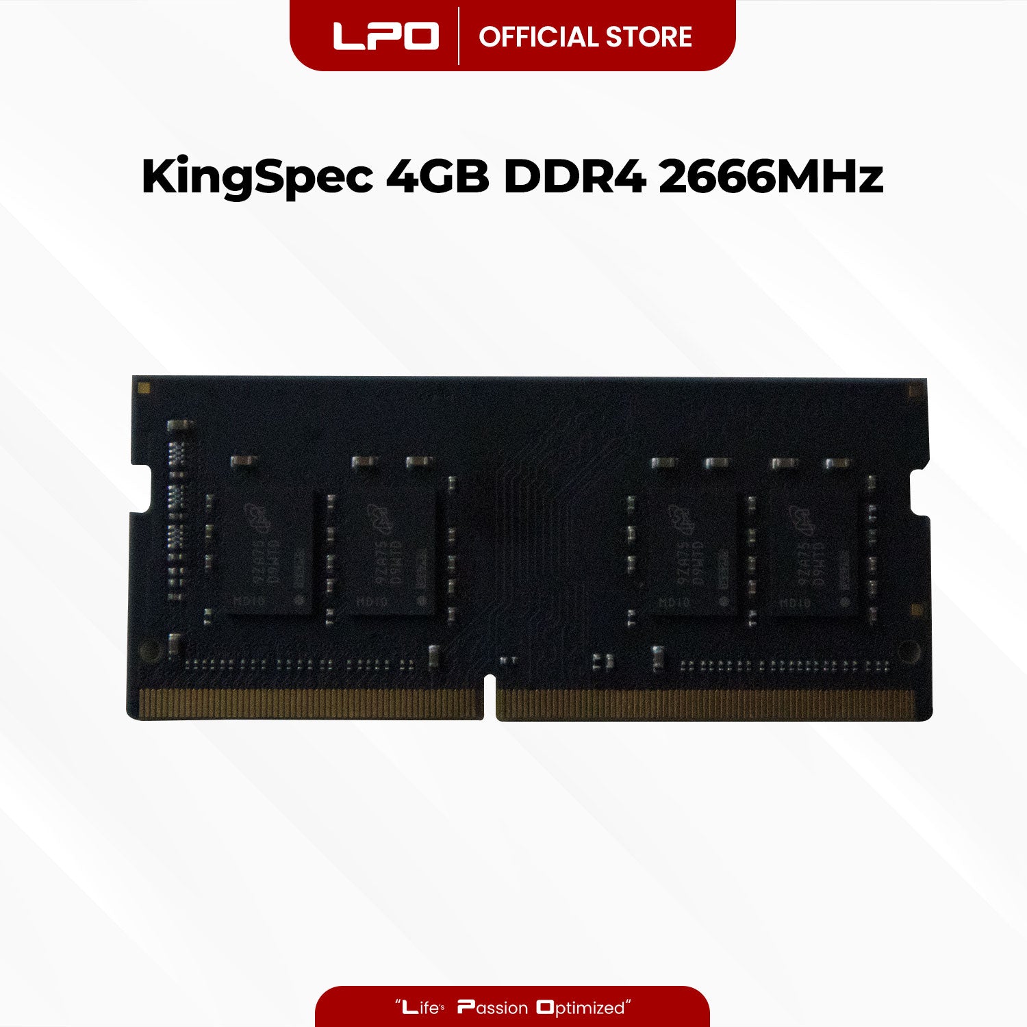KingSpec 4GB DDR4 2666Mhz 1.2V SODIMM for Laptop RAM