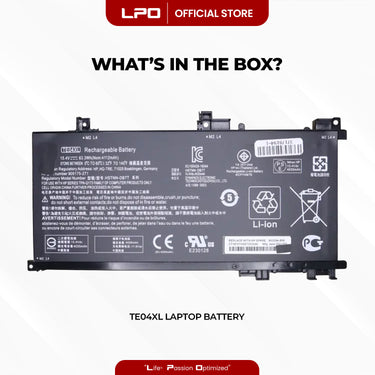 Laptop Battery TE04XL Compatible with HP Owmen 15-AX200 15-AX250WM 15-AX210NR Series