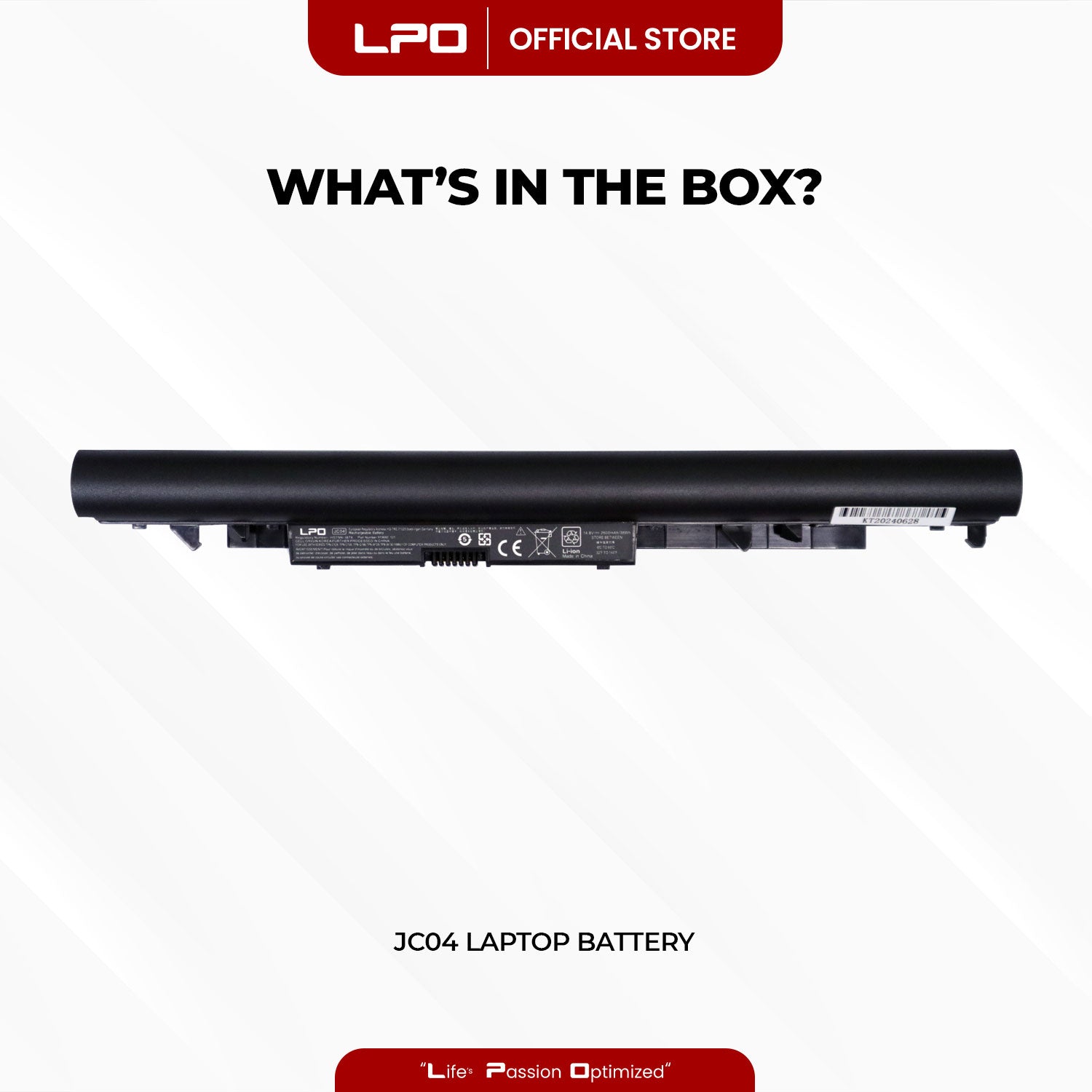 Laptop Battery JC04 Compatible with HP Pavilion 15-BS000 Notebook: 15-bs168cl 15-bs010ds - LPO Laptop PC-Outlet