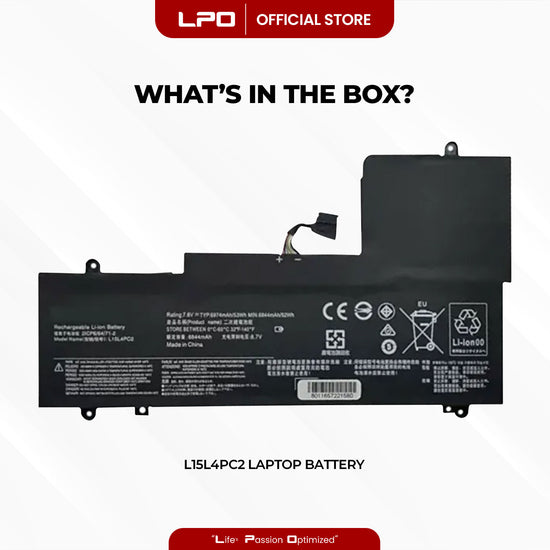 Laptop Battery L15L4PC2 Compatible with Lenovo Ideapad Yoga 710-14IKB 710-14ISK Series