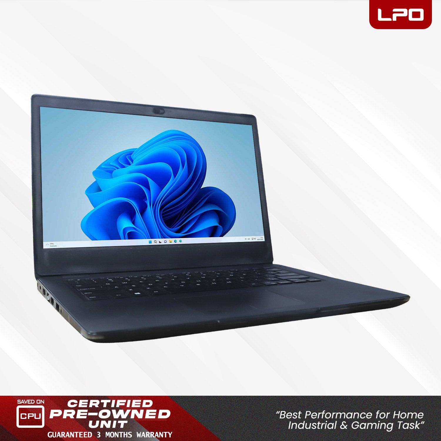 LPO Laptop Dell Latitude 3400 Black Intel Core i5-8265U 1.60Ghz 8Gb DDR4 256GB SSD Intel UHD Graphics 620 14