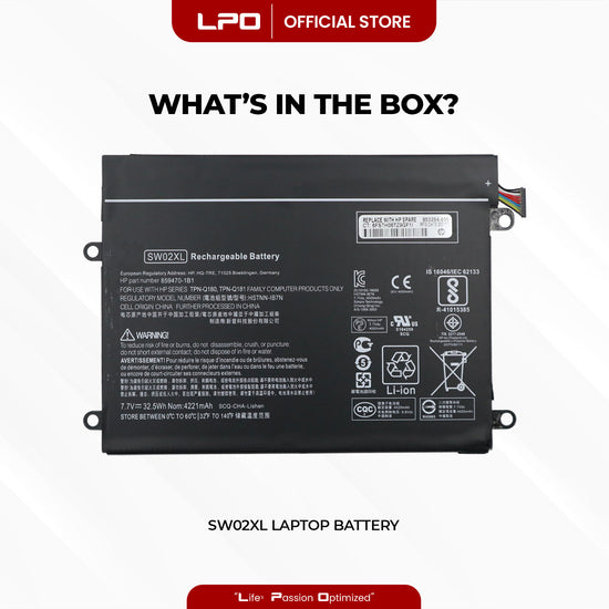 Laptop Battery SW02XL HP SW02XL HSTNN-IB7N Series HP x2 210 G2, x2 210 G2 (L5H41EA)