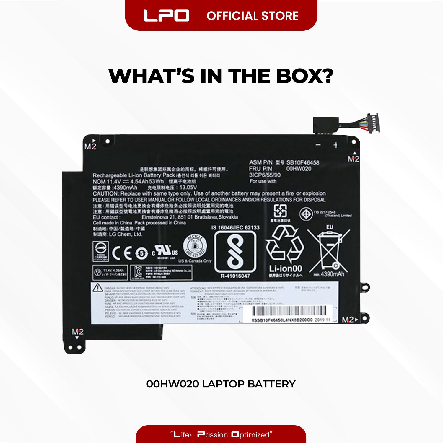 Laptop Battery 00HW020 Compatible with Lenovo ThinkPad Yoga 460 20EL 20EM, Yoga 14 20FY Series