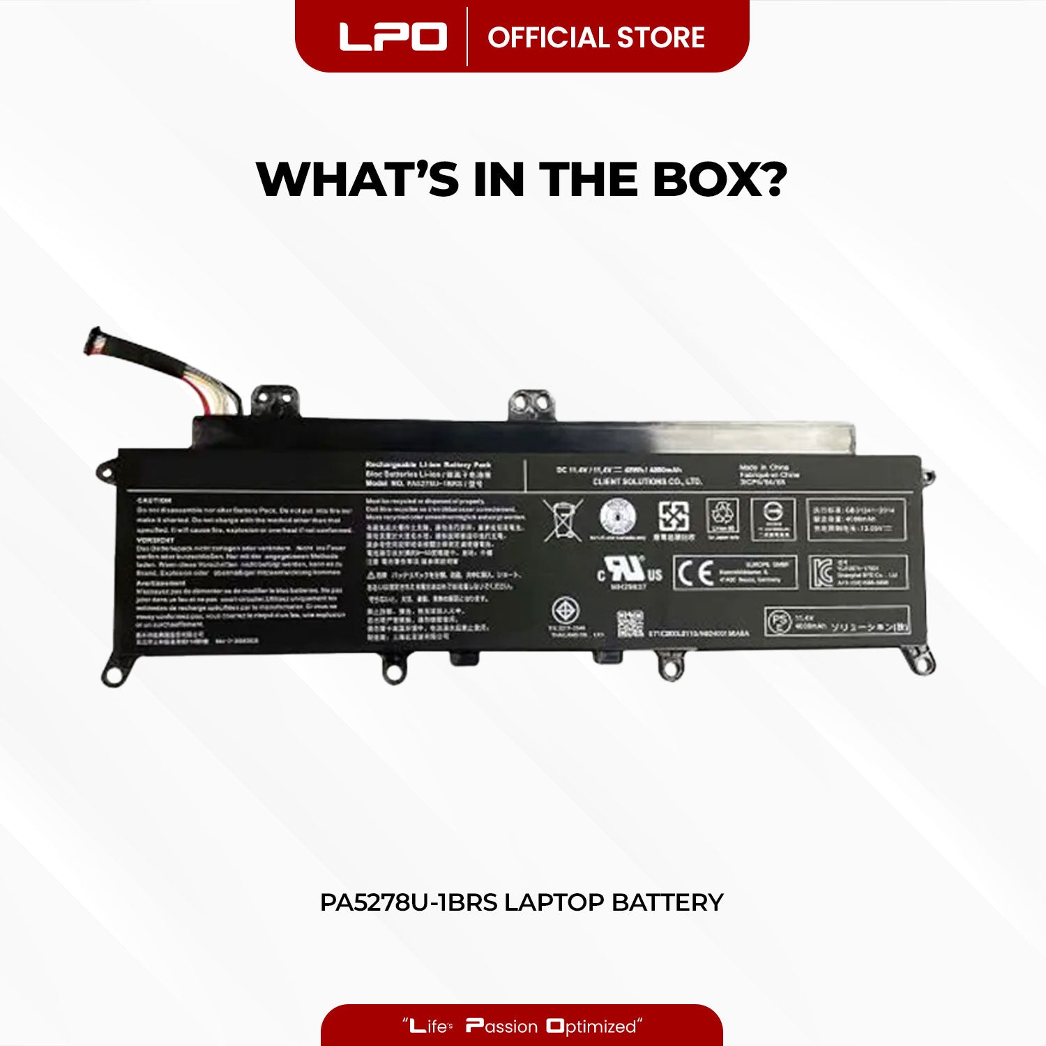 Laptop Battery PA5278U-1BRS Compatible with Toshiba Tecra X40-D X40-E X40-F
