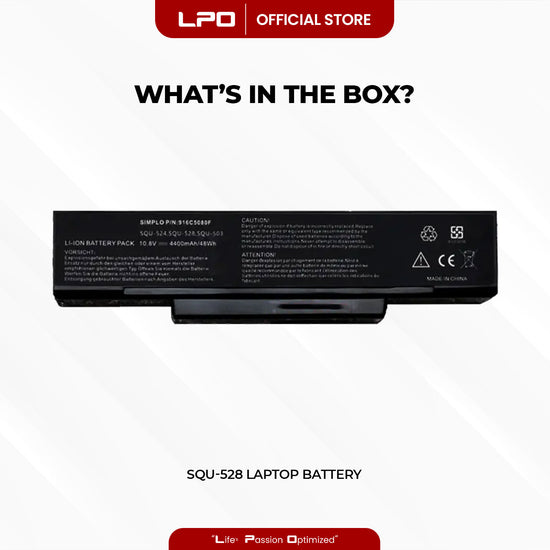 Laptop Battery SQU-528 Compatible with MSI SQU528 BTY-M66 BTY-M67 BTY-M68 CR400 CR420