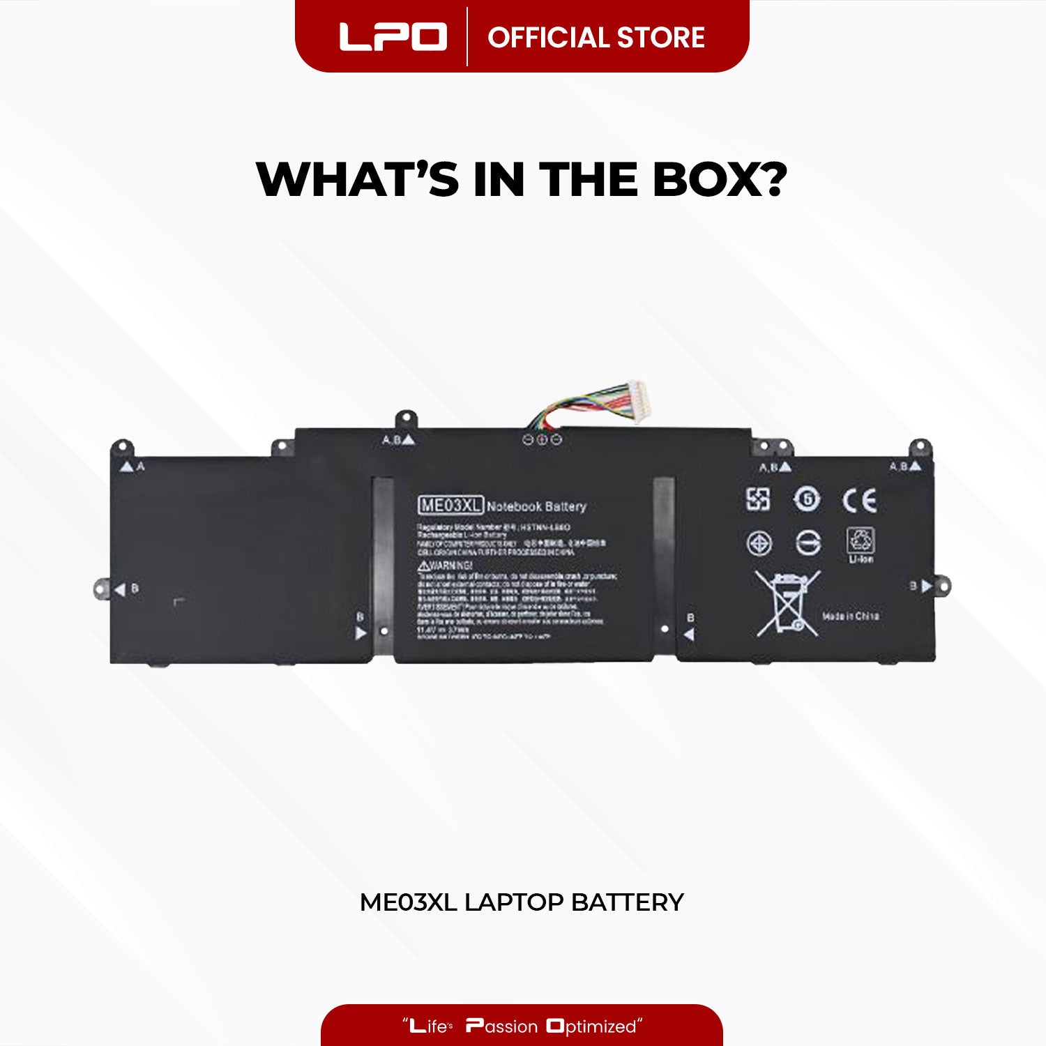 Laptop Battery ME03XL Compatible with HP Stream 11 11-d010nr and Stream 13 13-c010nr