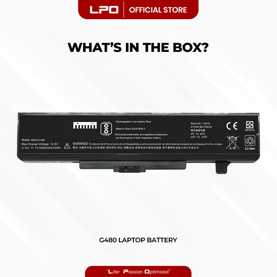 Laptop Battery G480 Compatible with Lenovo IdeaPad G560 0679, IdeaPad V360, IdeaPad V370