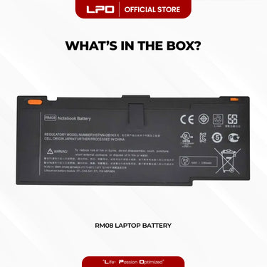 Laptop Battery RM08 Compatible with HP ENVY 14-1000XX, 14-1004TX, 14-1101EG, 14-1010NR