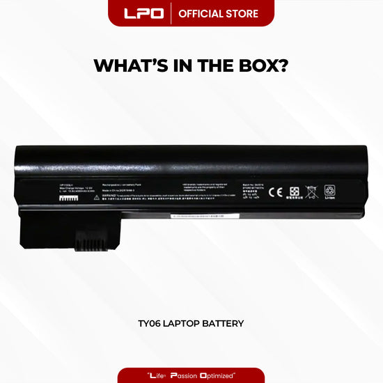 Laptop Battery TY06 Compatible with HP Mini 110-3110sa Mini 110-3006so Mini 110-3001XX