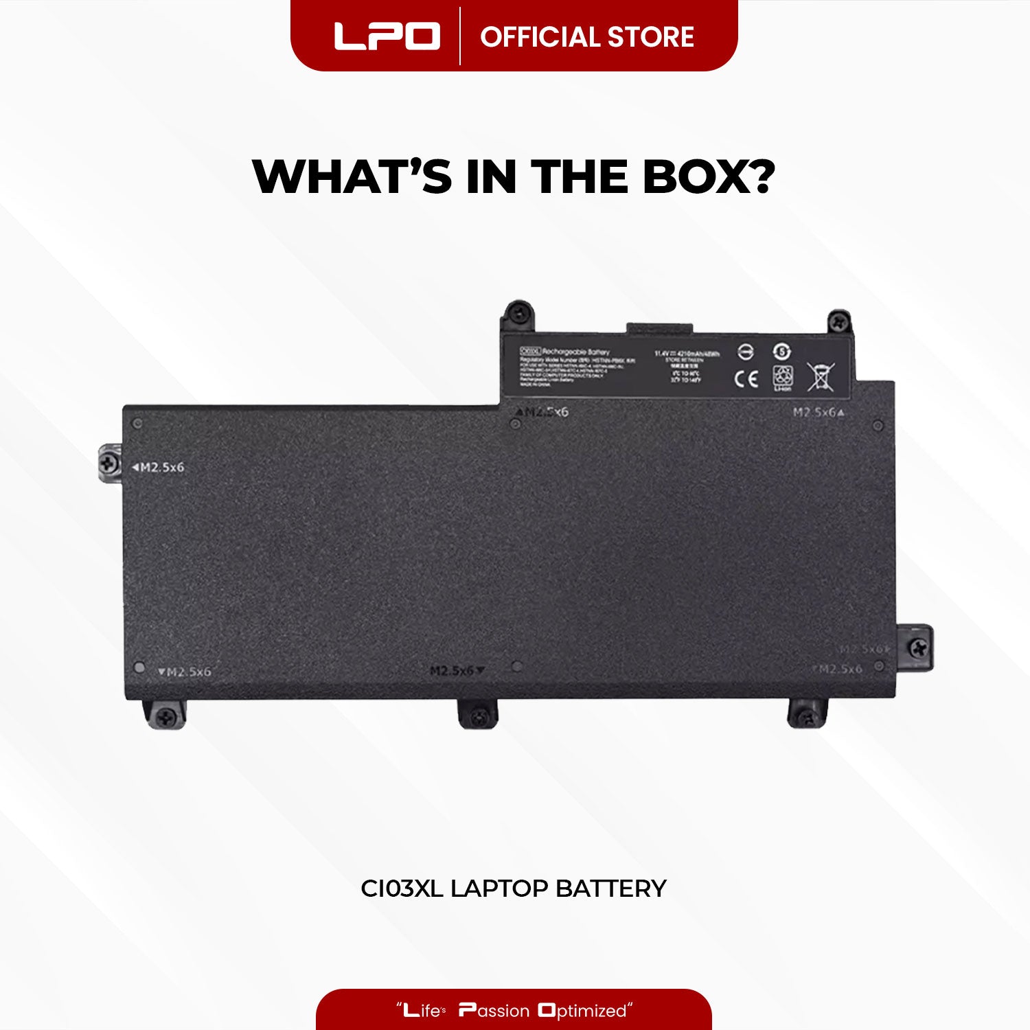 Laptop Battery CI03XL Compatible with HP ProBook 640 G2 645 G2 650 G2 655 G2 Series