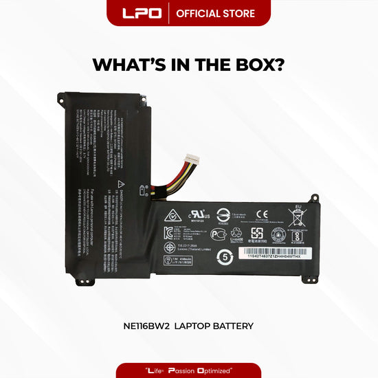 Laptop Battery NE116BW2 Compatible with Lenovo IdeaPad 110S-11IBR-80WG