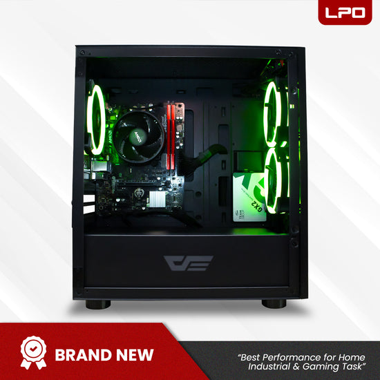 Gaming Desktop Computer AMD Ryzen 5 Pro 4655G 3.7Ghz B450MHP AM4 Socket Motherboard 16GB DDR4 256GB SSD 20