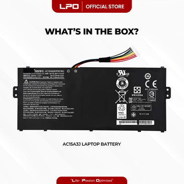 Laptop Battery AC15A3J Compatible with Acer Chromebook 11 CB3-131 Series, Chromebook R 11 C738T-C94S