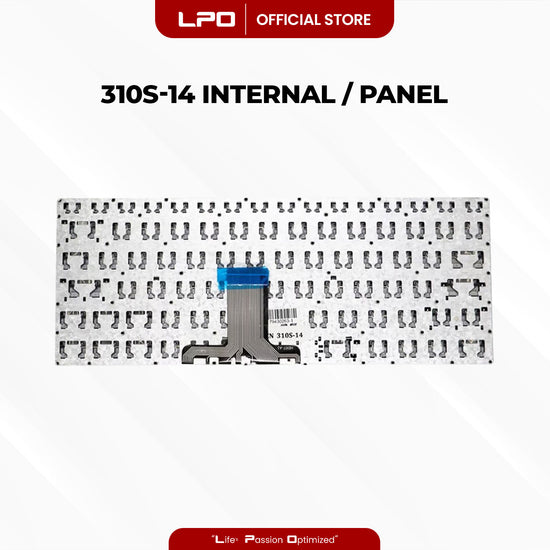 Laptop Keyboard LENOVO 310S-14 Internal / Panel Black US Compatible with Lenovo Ideapad 310S-14