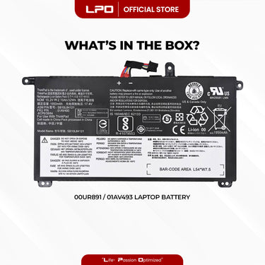 Laptop Battery 00UR891 / 01AV493 Compatible with Lenovo ThinkPad T570 T580 P51S P52S