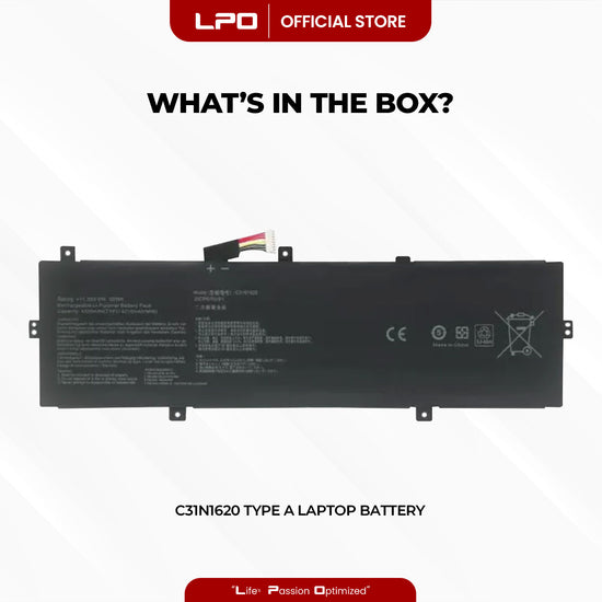 Laptop Battery C31N1620 TYPE A Compatible with Asus Zenbook UX430U UX430UQ