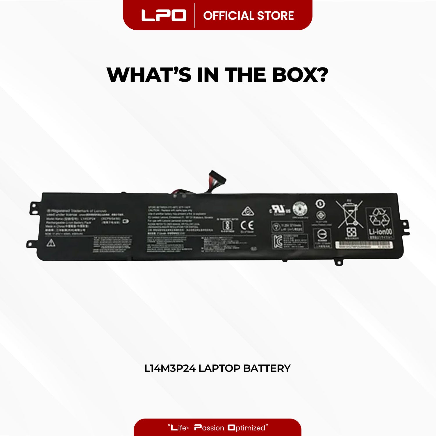 Laptop Battery L14M3P24 Compatible with Lenovo Ideapad Xiaoxin 700 Ideapad 700 Series