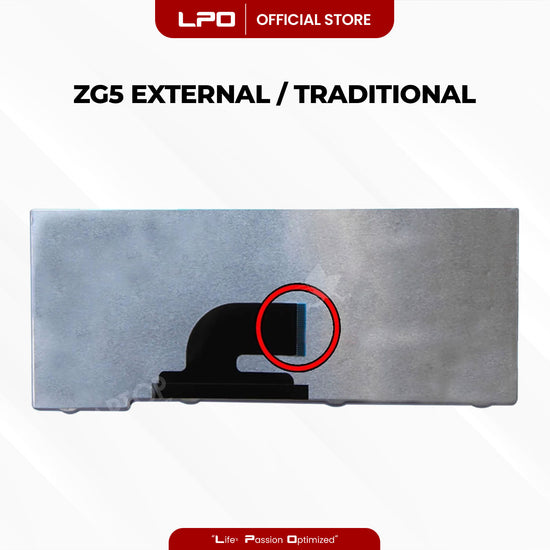 Laptop Keyboard ACER ZG5 External / Traditional Black US Compatible with Acer Aspire One ZG5 ZG6
