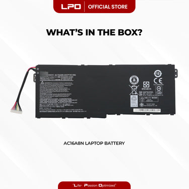 Laptop Battery AC16A8N Compatible with Acer Aspire V15 Nitro BE Series, Acer Aspire V15 Nitro Black Edition Series, - LPO Laptop PC-Outlet