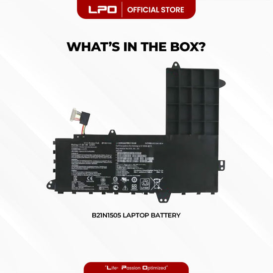 Laptop Battery B21N1505 Compatible with Asus F402WA E402SA E402YA L402NA E402S