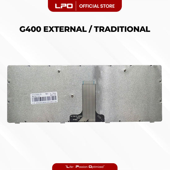 Laptop Keyboard LENOVO G400 External / Traditional Black US Compatible with Lenovo Ideapad G405A G405 G410