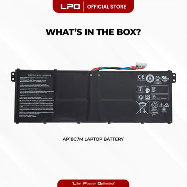 Laptop Battery AP18C7M	Acer Spin 5 SP513-54N-56M2, Swift 3 SF313-52G-71J6 - LPO Laptop PC-Outlet
