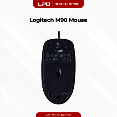 Logitech M90 Corded Mouse For PC Laptop Computer