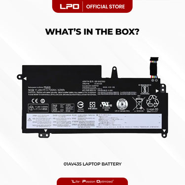 Laptop Battery 01AV435 Compatible with Lenovo ThinkPad NEW S2 2018, ThinkPad 13 1ST GEN 20GK