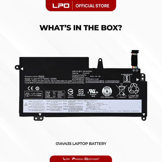 Laptop Battery 01AV435 Compatible with Lenovo ThinkPad NEW S2 2018, ThinkPad 13 1ST GEN 20GK