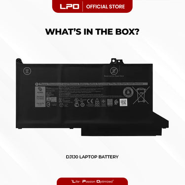 Laptop Battery DJ1J0 Compatible with Dell Latitude 12 7280 K8X0T KHY0C 7290 E7280 Series