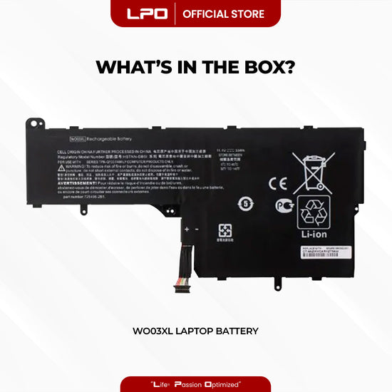 Laptop Battery WO03XL Compatible with HP Split 13 HP Split 13 x 2 HP Split 13-M010DX