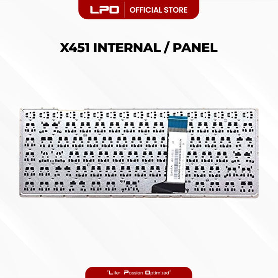 Laptop Keyboard ASUS X451 Internal / Panel Black US Compatible with Asus X454LD, X453S, X455L, X454L
