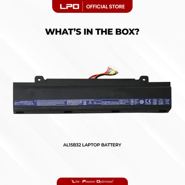 Laptop Battery AL15B32 Compatible with Acer Aspire V5-591G-53QR Aspire V5-591G-54XY Aspire V5-591G-75C9 Aspire V5-591G-52AL Aspire V5-591G-75GP Aspire V15 V5-591G Aspire V5-591G