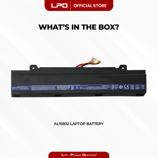 Laptop Battery AL15B32 Compatible with Acer Aspire V5-591G-53QR Aspire V5-591G-54XY Aspire V5-591G-75C9 Aspire V5-591G-52AL Aspire V5-591G-75GP Aspire V15 V5-591G Aspire V5-591G