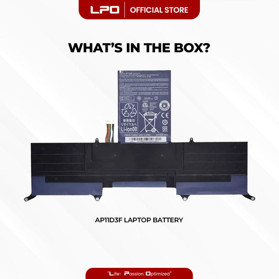 Laptop Battery P11D3F Compatible with  Acer Aspire Ultrabook Aspire S3 Series, Aspire C720