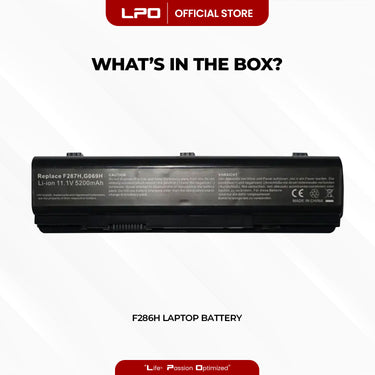 Laptop Battery F286H Compatible with Dell Vostro A840 A860 A860n 451-10673