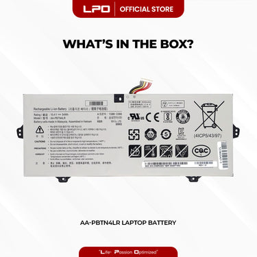 Laptop Battery AA-PBTN4LR Compatible with Samsung NP940X3M NP940X5M NP940X5M-X01US NP940X5N Series