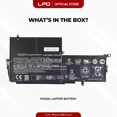 Laptop Battery PK03XL Compatible with HP Spectre X360 G1 G2; 13-4000 13-4100 13-4200