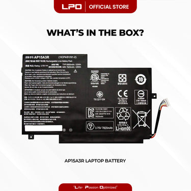 Laptop Battery AP15A3R Compatible with  Acer Aspire Switch 10E SW3-013P Series