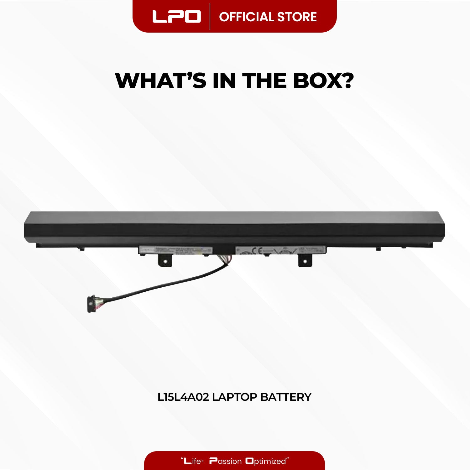 Laptop Battery L15L4A02 Compatible with Lenovo V310-14ISK V310-15ISK Series