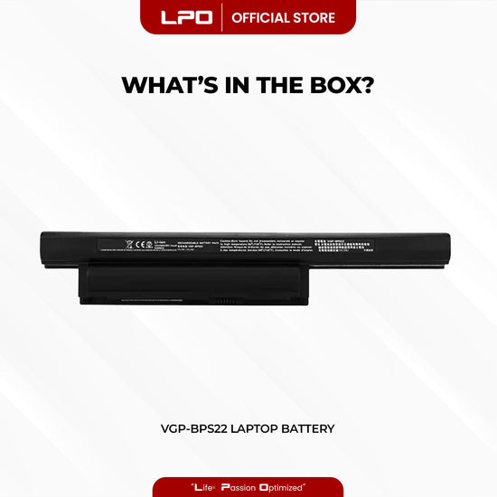 Laptop Battery VGP-BPS22 Compatibe with Sony VAIO VPC-E1Z1E, VPC-EA1, VPC-EA12EA/BI