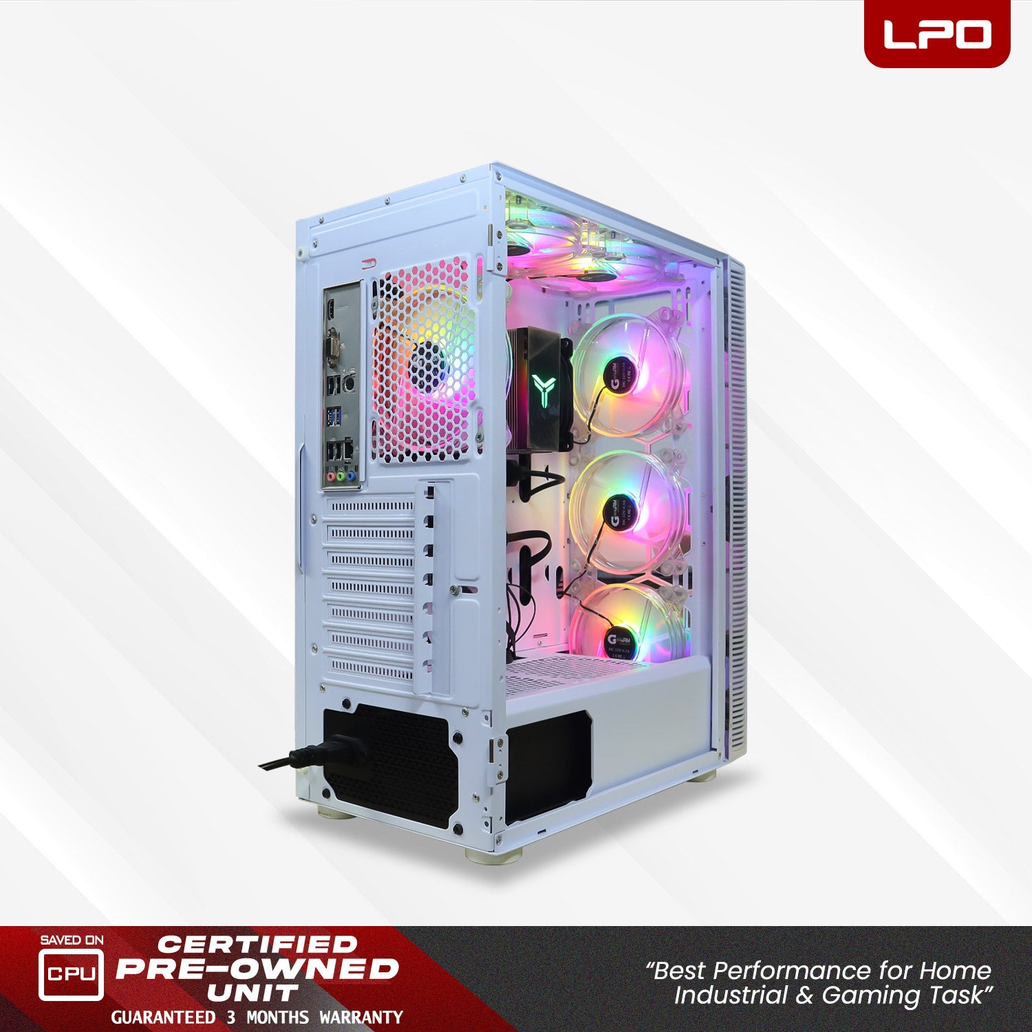 Pre owned Intel Core i3 Game Ready Unit WJ Coolman TRIO 4DF