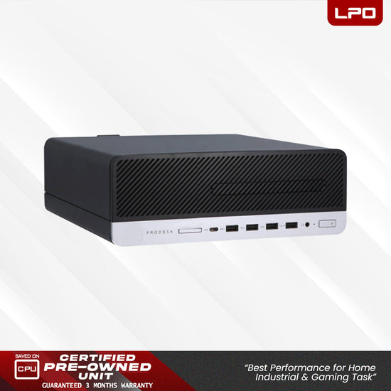 LPO ProDesk 600 G3 SFF Intel Core i5-6500U 3.20Ghz 8Gb DDR4 128GB SSD Intel HD Graphics 530 Display And VGA Port