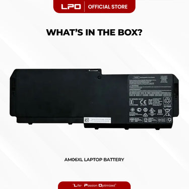 Laptop Battery AM06XL Compatible with HP ZBook 17 G5 G6 Series Notebook AMO6XL HSTNN-IB8G