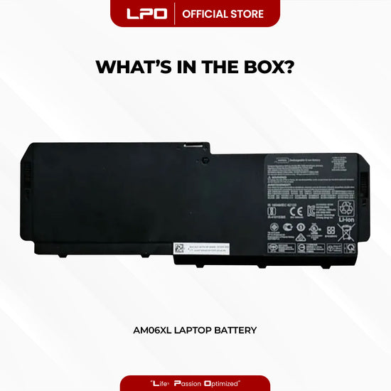 Laptop Battery AM06XL Compatible with HP ZBook 17 G5 G6 Series Notebook AMO6XL HSTNN-IB8G