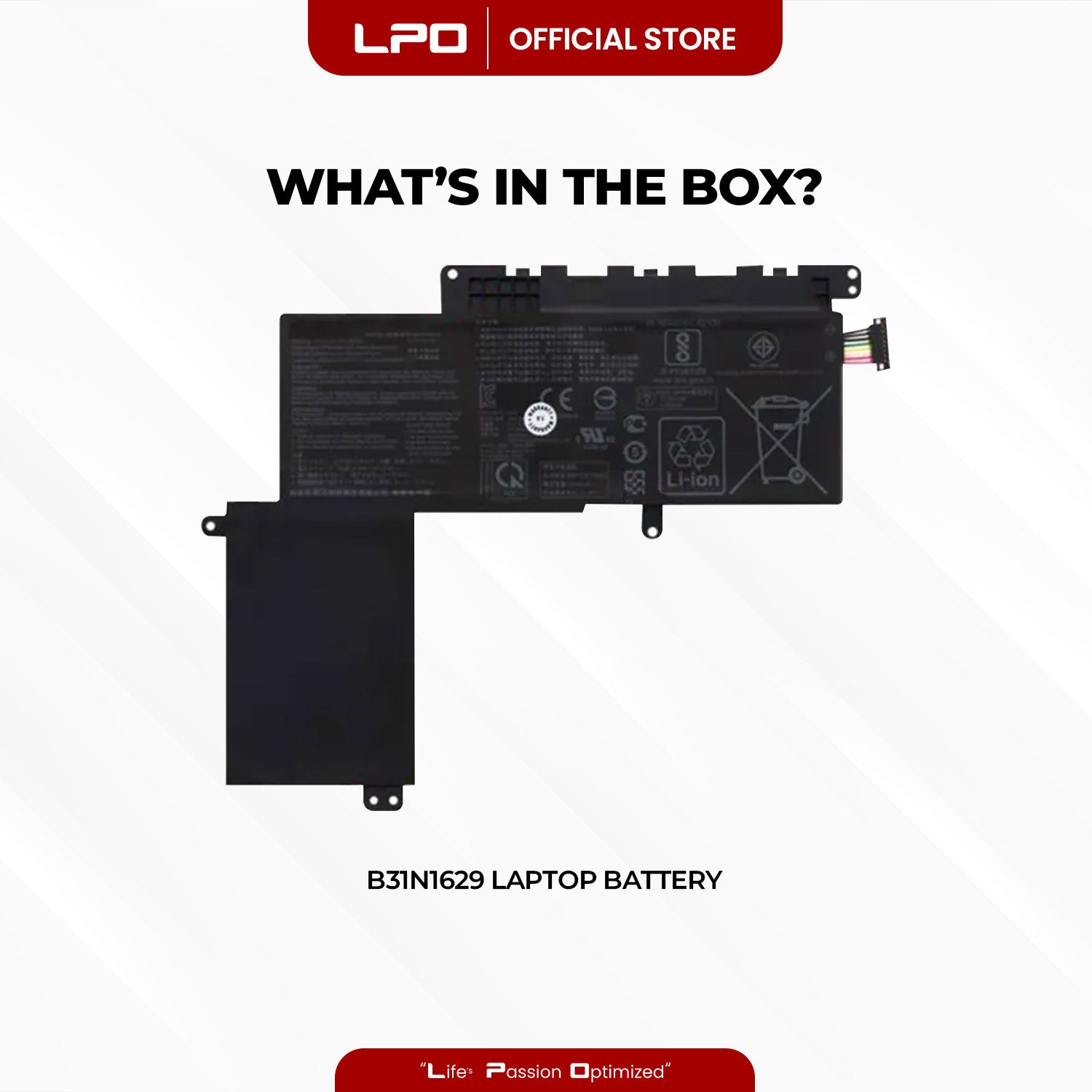 Laptop Battery B31N1629 Compatible with Asus E203NAH Asus E203